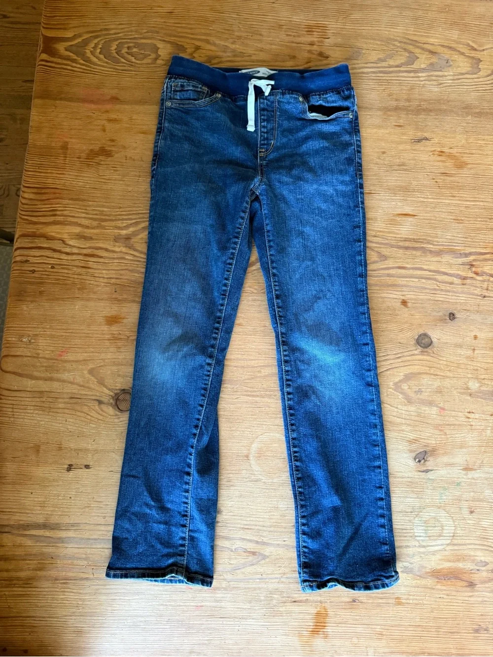 Boys drawstring pull-on jeans lot